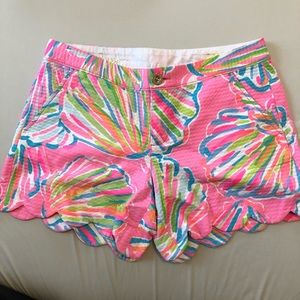 Lilly Pulitzer Scalloped Shorts